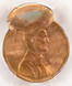 1989 1c Lincoln Cent Flipover Double-Struck, 2nd 80% Off-Center PCGS MS64 Red