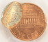1997 1c Lincoln Cent Double-Struck, 2nd Strike 75% Off-Center PCGS MS65 Red