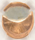 2000 1c Lincoln Cent Broadstruck & 35% Brockage PCGS MS64 Red