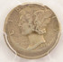 1934-D 10c Mercury Dime Struck 10% Off-Center PCGS AU50