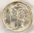 1942 10c Mercury Dime Clipped Planchet PCGS MS66