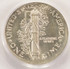 1944 10c Mercury Dime Uncentered Broadstrike PCGS AU58