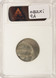 5c Jefferson Nickel Struck Off-Center and Curved Clip ANACS MS60