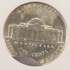 1945-P 5c War Nickel 15% Curved Clip NGC AU58