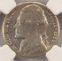 1953-D 5c Jefferson Nickel Split Planchet Before Strike NGC UNC