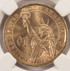 2007-P $1 John Adams Dollar Reverse Missing Clad Layer NGC MS65