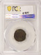 1907 1c Indian Cent 2% Curved Clip at 9:00 PCGS VF20