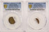 1937-S 1c Wheat Cent 2-Coin Mated Pair Broken Planchet PCGS VF351937-S 1c Wheat Cent 2-Coin Mated Pair Broken Planchet PCGS VF35