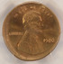 1980 1c Lincoln Cent Broadstruck PCGS MS64 Red