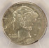 1942 10c Mercury Dime Broadstruck PCGS MS66