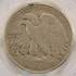 1946 50c Walking Half Lamination Obverse PCGS F12
