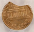 1965 1c Lincoln Cent 14% Clipped Planchet 2.65g PCGS MS63 Red