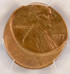 1977 1c Lincoln Cent Struck 25% Off-Center PCGS MS63 RB