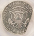 1968-D 50c Kennedy Half 15% Straight Clip 9.72g PCGS MS64