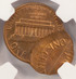 1980-D 1c Lincoln Cent Double-Struck, 2nd Strike 60% Off-Center DSBS NGC MS65 RB