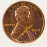 1971-S Proof 1c Lincoln Cent Major Struck Thru Obverse ANACS PF65 Red