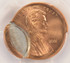 2001 1c Lincoln Cent 20% Brockage & Broadstruck PCGS MS67 Red