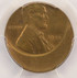 1920 1c Wheat Cent Struck 25% Off-Center PCGS MS64 Red/Brown