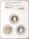 1982 Panama 1/2B Double-Denomination on 1982 Washington 50c Commem NGC MS69