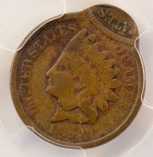triple-struck Indian cent triple-struck Indian cent