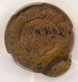 triple-struck Indian cent triple-struck Indian cent