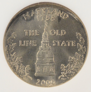 2000-P 25c Maryland Quarter Struck on Nickel Planchet PCGS MS66