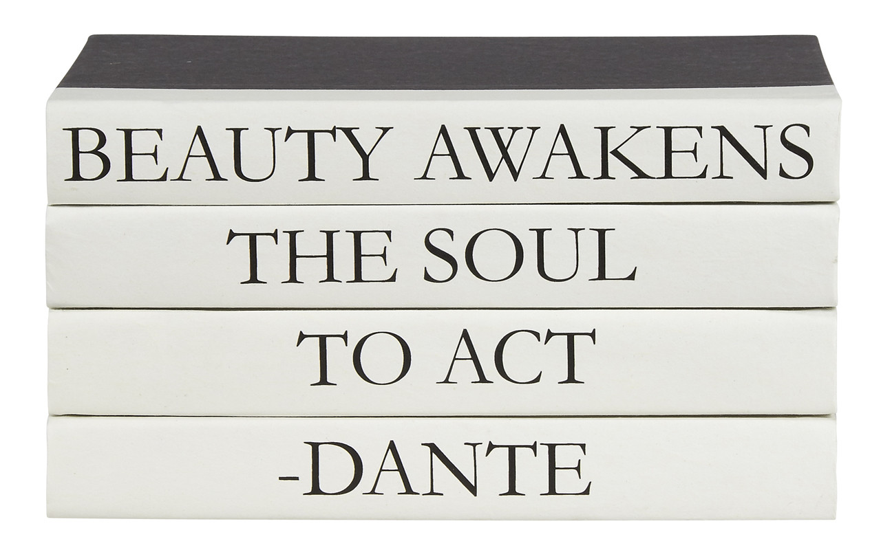 4 Vol. Don't be like Coco Chanel Quote / Black Covers / 9.5 Wide /  Approx. 5 Tall - E Lawrence, LTD.