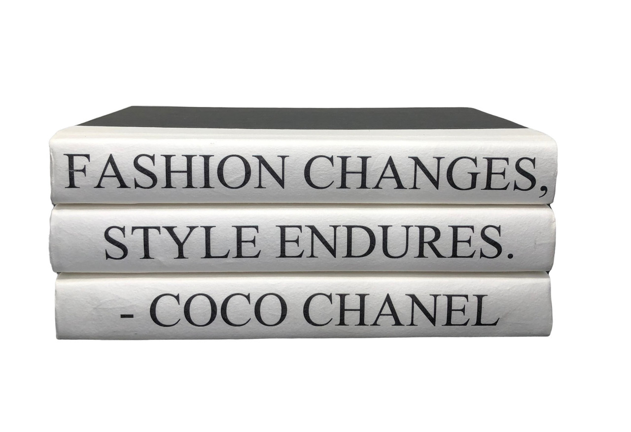Coco Chanel I dont do fashion Quote Art Print