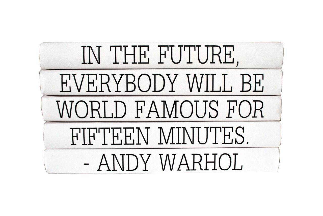 andy warhol quotes 15 minutes