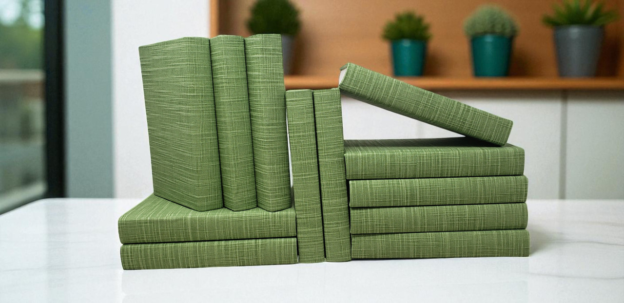 Full Fabric Bound Collection - 12 Volume (Color Options) - E Lawrence, LTD.