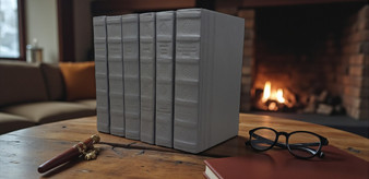 6 Vol. English Fine Leatherbound-Smoke