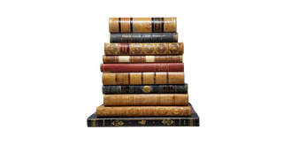 10 Vol. Stack of Decorative Leatherbound Books - ONLY ONE AVAILABLE