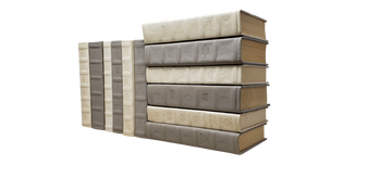 12 Vol. EFIN-BUFF & EFIN-TAUPE Leatherbound / 9.5"