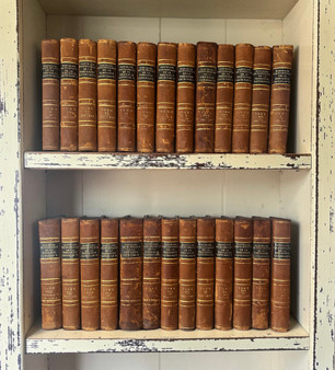 23 Vol. Catholic Theology leather-bound books / 8" inches - ONLY ONE AVAILABLE