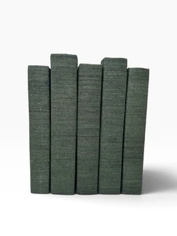 Montgomery Grasscloth-Green /Off-White Covers/ 8.5"-9.5"