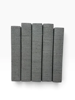 Montgomery Grasscloth-Grey /Off-White Covers/ 8.5"-9.5"