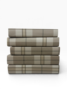 Douglas Plaid Vanilla / Off-white Covers / 8.5"-9.5"