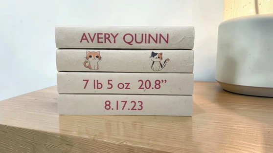 4 Vol- Cats with Baby-Date and Specs / Off-White Covers / 9.5"