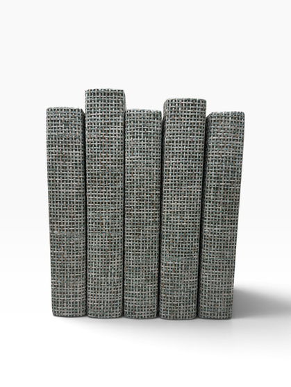 Portage Grasscloth-Sage /Off-White Covers/ 8.5"-9.5"