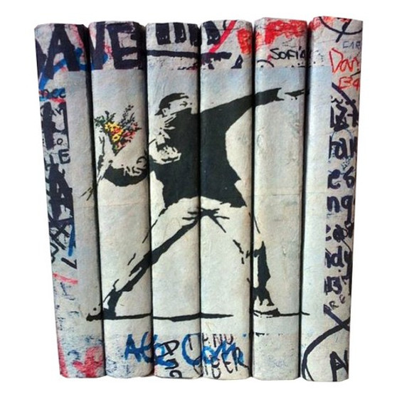 6 Vol- Street Art Series: Flower Thrower / Black Cover / 7.5"-9.5"