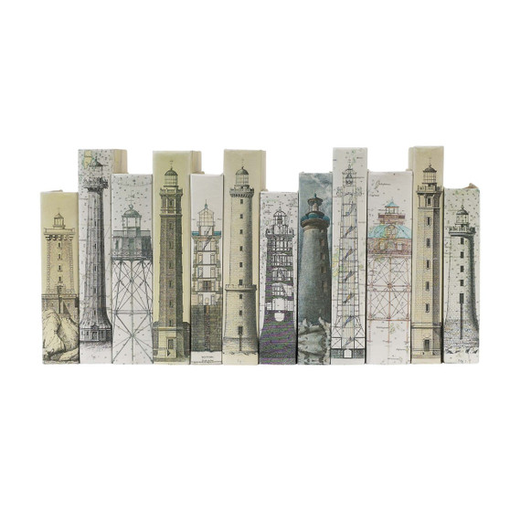 Lighthouse Series / Off-White Cover / 7.5"-9.5"(priced per book)