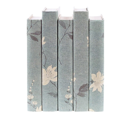 Vintage Chinoiserie Blue, White / Off- White Cover / 8.5-9.5" (By the Book)