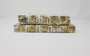 Antique Scripted Parchment- Gilded with White Stamp/ Off-White Cover / 7.5"-9.5" - Sold by the book