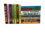 15 Vol. Gold Lettered Song Titles on Corresponding Colors / Off-White Covers / 12"-14" / As Shown