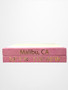 2 Vol. Gold Lettered City and Coordinates on Light Pink / Off-White Cover / 12"-14" Wide / Approx. 3" Tall