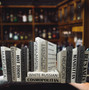 15 Vol. Drink with Recipe on Cover on Cream, Gray, and Taupe / Off-White Covers / 7.5"-9.5" / As Shown