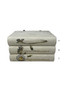Gilded Flora on Cream / Cream Marble Box / 9" / Specify
