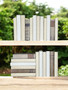 White and natural parchment bound books with a touch of faux vellum spines. Book covers vary.- 24 books/ 8.5"-9.5"