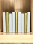 White mixed with gold finish parchment - (By the Foot)