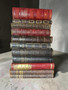 11 Vol. Tower of French Antiquarian Bindings / 10-12" inches - ONLY ONE AVAILABLE